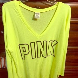 Pink legging long sleeve shirt